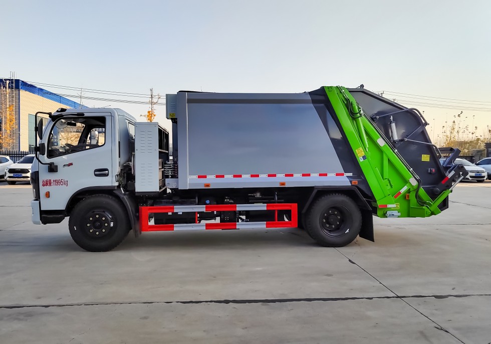 東風混電9方壓縮垃圾車 東風混電9方壓縮垃圾車